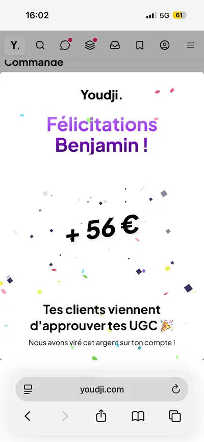 Capture partagée par Benjamin