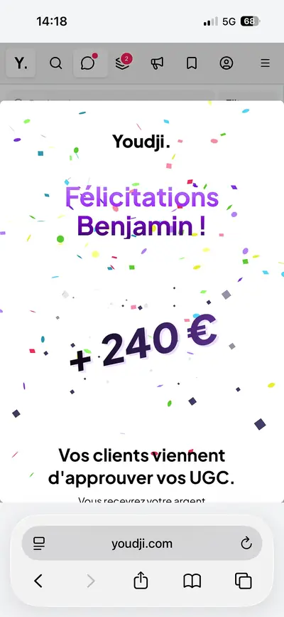 Capture partagée par Benjamin
