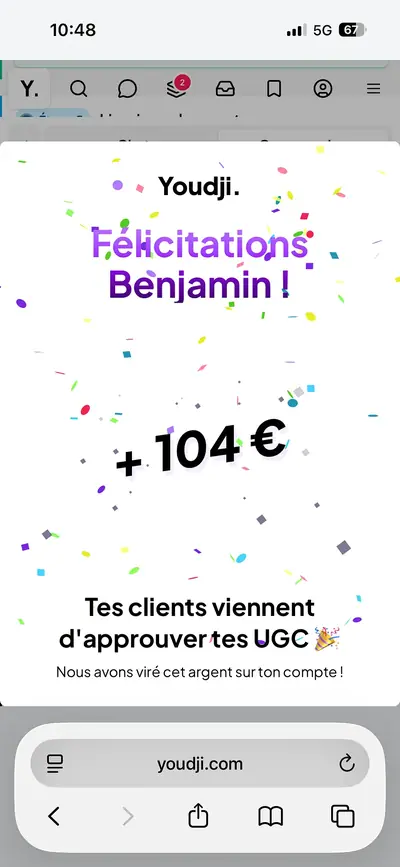 Capture partagée par Benjamin
