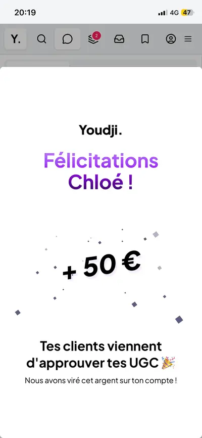 Capture partagée par Chloé
