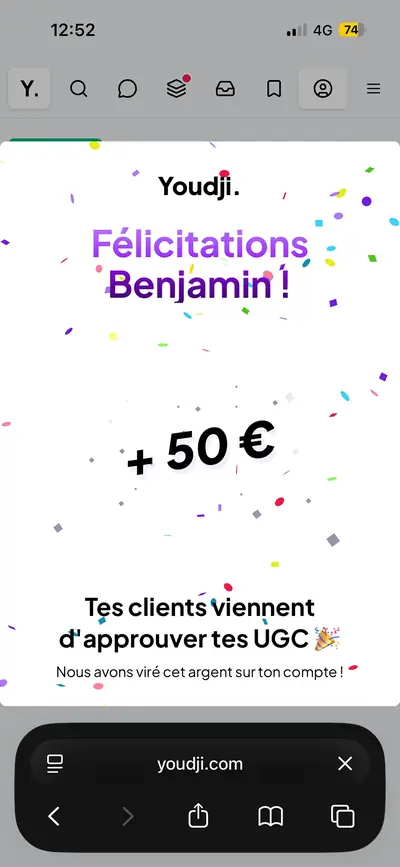 Capture partagée par Benjamin