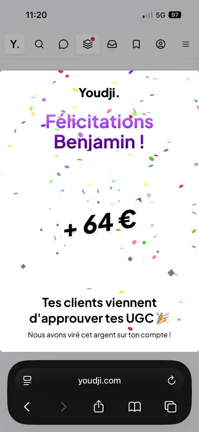 Capture partagée par Benjamin